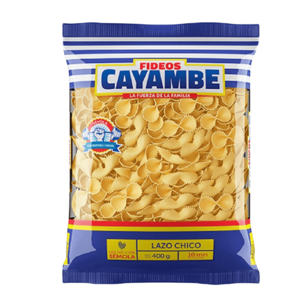 FIDEO CAYAMBE LAZO CHICO 400GR