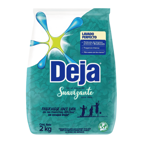 DETERGENTE DEJA ALOE VERA 2 KG CON SUAVIZANTE