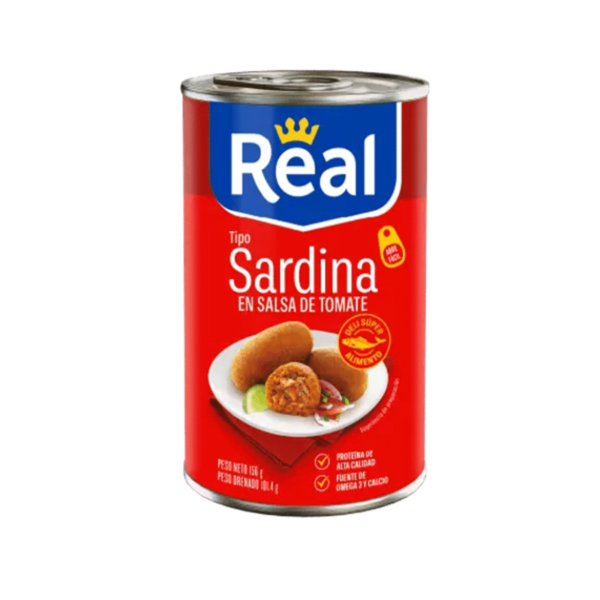 SARDINA REAL 156 GR EN SALSA DE TOMATE
