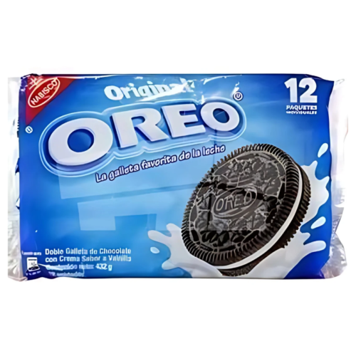 GALLETAS DULCES SABOR A CHOCOLATE OREO 432 GR