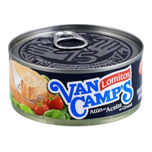ATUN EN ACEITE DE GIRASOL 160 GR VAN CAMP´S